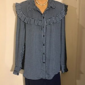 Who what wear long sleeve button up blouse